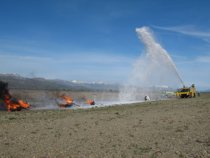 Simulacro Aéreo Bariloche