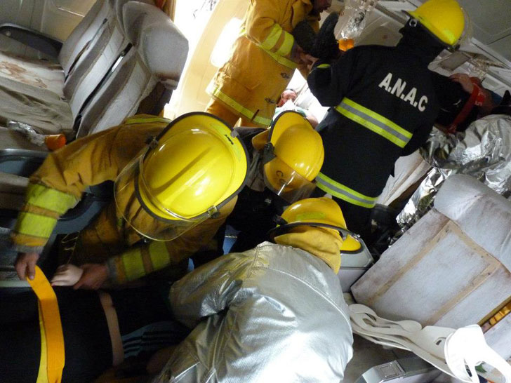 Simulacro en el Aeropuerto Internacional “Ing. Aer. Luis Ambrosio Taravella” de Córdoba