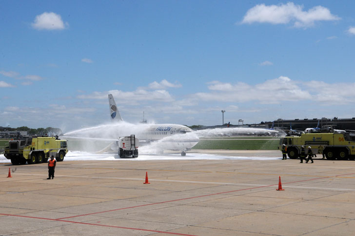 Simulacro de Accidente Aéreo en el Aeroparque Metropolitano